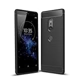 betterfon | Carbon TPU Silikon Handy Tasche Hybrid Case Schutz Hülle Panzer Cover Bumper für Sony...