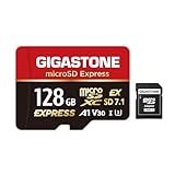 GIGASTONE 128 GB microSD Express, MicroSDXC Express Speicherkarte, SD 7.1 Geschwindigkeit bis zu R/W...