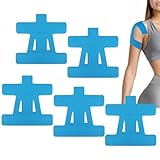5PCS Unabhängig Selbstklebend Schulter Kinesiotapes, 22x21x0,05 Cm Integriertes Gittermuster...