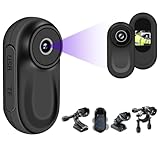 LXMIMI Action Cam, 120° Tragbare Sportkamera mit 0,63-Zoll-Display, Mini-Körperkamera HD 1080P...