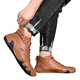 Schuhe Damen wasserdichte Barfußschuhe Leder Wanderschuhe Wasserdicht Schuhe Barfuß Barfußschuh...