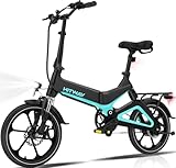 HITWAY E Bike Elektrofahrrad, 16 Zoll, E-Bike mit 7,8 Ah/36V Li-Akku, ohne Beschleuniger, 35–70 km...