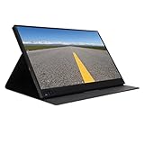 Zunate Tragbarer 15,6 Zoll Monitor, Mobiler FHD 1080P Monitor 60 Hz, 178 ° Betrachtungswinkel, Zwei...