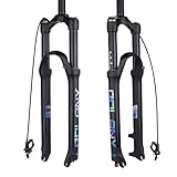BOLANY 26/27.5/29 Mountainbike Luftfedergabel Stoßdämpfer Rebound-Einstellung 1 1/8 Gerade...