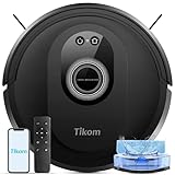 Tikom Saugroboter mit Wischfunktion 2 in 1, G8000 Max Staubsauger Roboter, 5000Pa Starke Saugkraft...