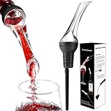 Dekantierausgießer mit Belüfter, Tropffreier Wein Dekanter Flaschenausgießer für intensiven...