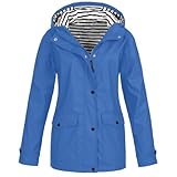 jacke abnehmbare ärmel damen Wind Und Regenjacke Leichte Damen Wasserdicht Regenmante Trenchcoat...