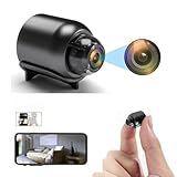 BSLVWG Mini Kamera,1080P WiFi versteckte Kamera geheime Kameras Mini Baby Home Security Micro Kleine...