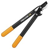 Fiskars PowerGear II Bypass-Getriebeastschere für frisches Holz, Antihaftbeschichtet, Gehärteter...