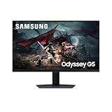Samsung Odyssey G50D QHD Gaming Monitor, 27 Zoll, Bildschirm mit Fast IPS-Panel, 2.560 x 1.440...