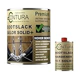 Contura 2K Bootslack + Härter Yacht Lack GFK Seidenmatt Thekenlack Holzlack Boot Klarlack...