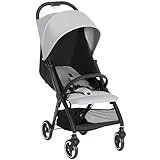 AIYAPLAY Baby Kinderwagen, faltbarer Kinderwagen mit verstellbarer Rückenlehne & Fußstütze,...