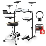 Donner DED-70 Electric Drum Sets E Drum Kids Beginner mit Mesh Pad Portable Drum Kit Tragbares...