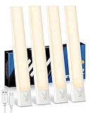 KALAHOL 4 Stück Unterbauleuchte Küche led, Schrankbeleuchtung led Bewegungssensor mit...