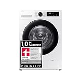 Samsung Waschmaschine, 9 kg, 1.400 U/min, EEK: A, Mikroplastik-Programm, Ecobubble, 14 Programme,...