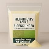 Heinrichs Agrar Moosfrei Eisendünger zum spritzen 10 kg - einfach im Wasser auflösen und auf den...