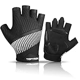 toptrek Fahrradhandschuhe, Radhandschuhe Herren rutschfeste und Stoßdämpfende, MTB Handschuhe...