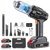 SEALIGHT Handstaubsauger,21000Pa 9-in-1 Handstaubsauger Akku,Superstarke Saugkraft, Autostaubsauger...