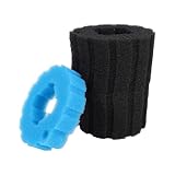 Haofy Filterset Waschbare Wiederverwendbare Filtermedienpads für die Teichpflege Aquariumreinigung...