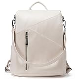 molshine Anti-Diebstahl Rucksack aus veganem Leder, modisch Lässige Tasche Reise-Tagesrucksack,...