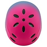 Skihelm, tragbarer Sporthelm, für Skateboarding, Mountainbike, Skateboard, Lila, 27 x 17 cm