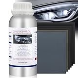 Teokantz Scheinwerfer Bedampfen Flüssigkeit 800g, Headlight Polish Scheinwerfer Reparatur...