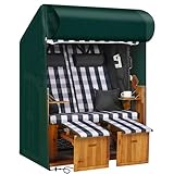 RICHIE Strandkorbhülle Wasserdicht, Winddicht, UV-beständig, Reißfest Aufgewertete...