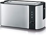 SEVERIN Automatik-Toaster, 2 Langschlitzkammern, Für bis zu 4 Brotscheiben, 1.400 W, AT 2590,...