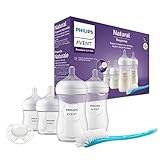 Philips Avent Babyflaschen Natural Response, Geschenkset für Neugeborene – 4 Babyflaschen, ultra...