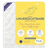 P'tit Lit - Unentbehrliche Babymatratze - 60x120 cm - Klimatisiert: 1 Sommerseite / 1 Winterseite -...