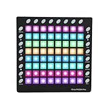 Aumotop MIDI-Controller DJ-Pad mit RGB-Pads, 128 GM-Sounds, 8 Tasten, 6 Transportsteuerungen,...