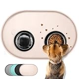 Conlun Napfunterlage Hund,1,2cm Hohe Ränder Futtermatte Katzen zur Vermeidung von...
