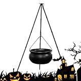 Halloween Hexenkessel,Black Cauldron Kettle Mist Maker Fogger Ostertag und Halloween, schwarzer...