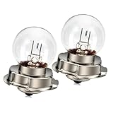 SOFOC-P26S Halogen Motorrad Scheinwerferlampe 12V 15W Warmweiß Langlebiges Anti-Vibrations-Design...