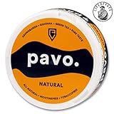 PAVO Herbal Pouches Natural Slim Matcha Tee alt. Snus I Chewing Bags & Kautabak