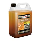 Isolbau Leinöl-Firnis - 5 Liter - Leinöl für Holz - Holzschutz für Außen und Innen Wetterfest -...