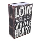 Baxnore Wörterbuch-Buch-Safe, Sicherheitsbox, verstecktes Aufbewahrungsschloss für Bargeld,...