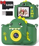 Kinderkamera, Gofunly Kinder Kamera 1080P 2,0-Zoll-Bildschirm Fotoapparat Kinder mit 32GB-Karte...