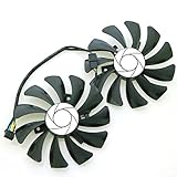 iHaospace 2 Pcs/lot HA9010H12SF-Z Grafikkarten-Lüfter für 12V 0.57A 85mm 40 * 40 * 40mm 4Wire 4Pin...