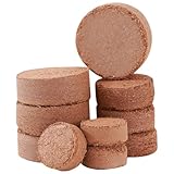 YARNOW 60 Stück Quellfähige Kokosfaser Gartenerdeblock Komprimierte Blumenerde für...