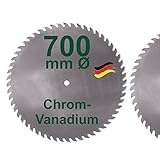 Sägeblatt CV 700 x 28 mm KV-A Wolfszahn Brennholzsägeblatt Kreissägeblatt Chrom-Vanadium für...