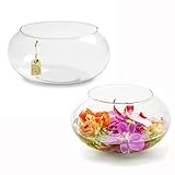 Annastore Glasschale für Dekorationen Ø 19 cm oder 25 cm - Schale aus Glas - Dekoschale aus Glas -...