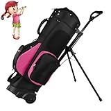 Golf-Standtasche,Leichte Golfschlägertasche für Damen,Doppelte Schultergurte,Tragbare...