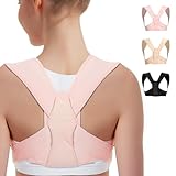 Rücken Geradehalter, Verstellbare Schultergurt Haltungskorrektur Damen für Clavicle Unterstützung...
