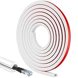 3 Meter Minikabelkanäle Flexibler Kabelkanal Halbrund, Selbstklebend Halbrunde Kabelabdeckung...