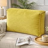 GYCS Extra Dickes Sofa-Rückenkissen Rückenkissen Chenil Optik Keilkissen Für Bett Dekoratives...