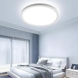 OTREN Deckenlampe LED Rund Deckenleuchte: LED Deckenleuchte Flach - Badezimmer Decke Lampe für...