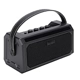 Fockety Gitarrenverstärker, wiederaufladbarer 10-W-E-Gitarrenverstärker mit Kopfhörer- und...