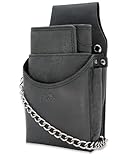 Baur Kellnerbörsen-Set groß in Vollleder | Echtes Büffelleder | Profi Kellnergeldtasche & Holster...