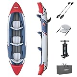 Bestway Hydro Force Kajak-Set Rapid X3 381 x 100 x 44 cm, 3 Erwachsene, 280 kg, Inflata-Shield...